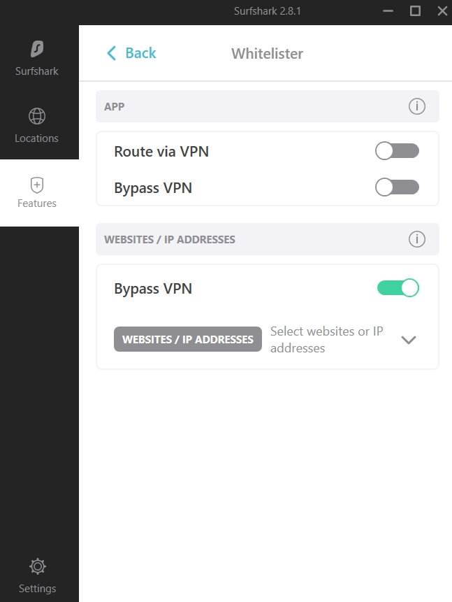 Surfshark电脑版Edge Dev通道更新