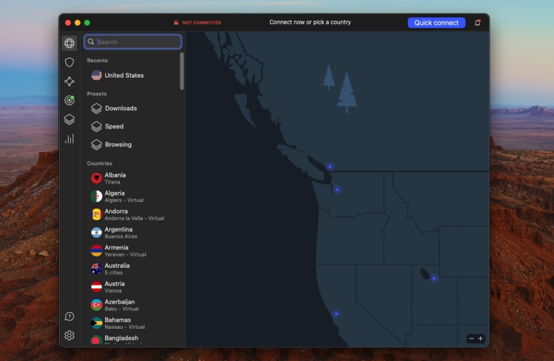 Surfshark中文版如何设置分流