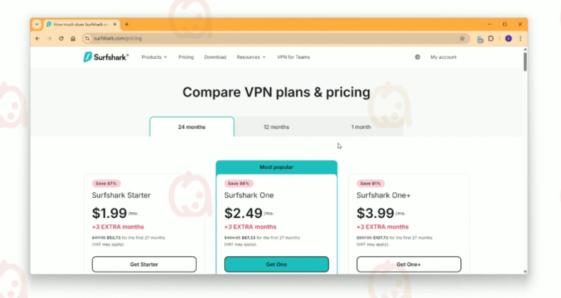 Surfshark VPN split tunneling分流功能使用教程